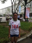 "I am honorable to take part in the race for its significance. I have had a good chance to meet friends and to join with them in efforts to imrpove children health," bDuong Thi Thai Hoa, 18 from Foreign Language college. 